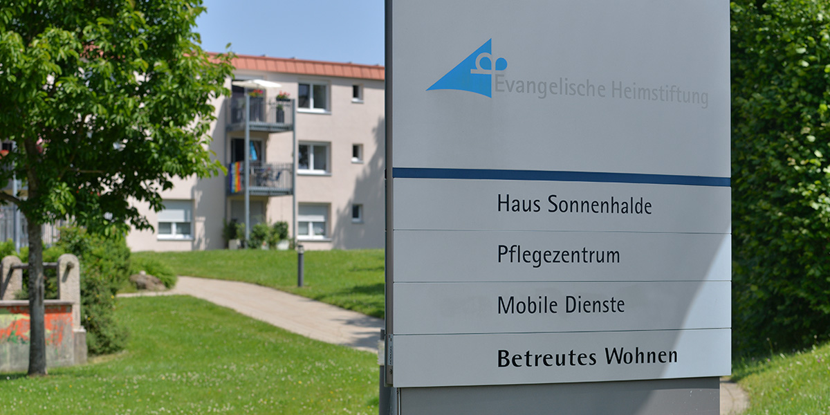 Schild am Eingang